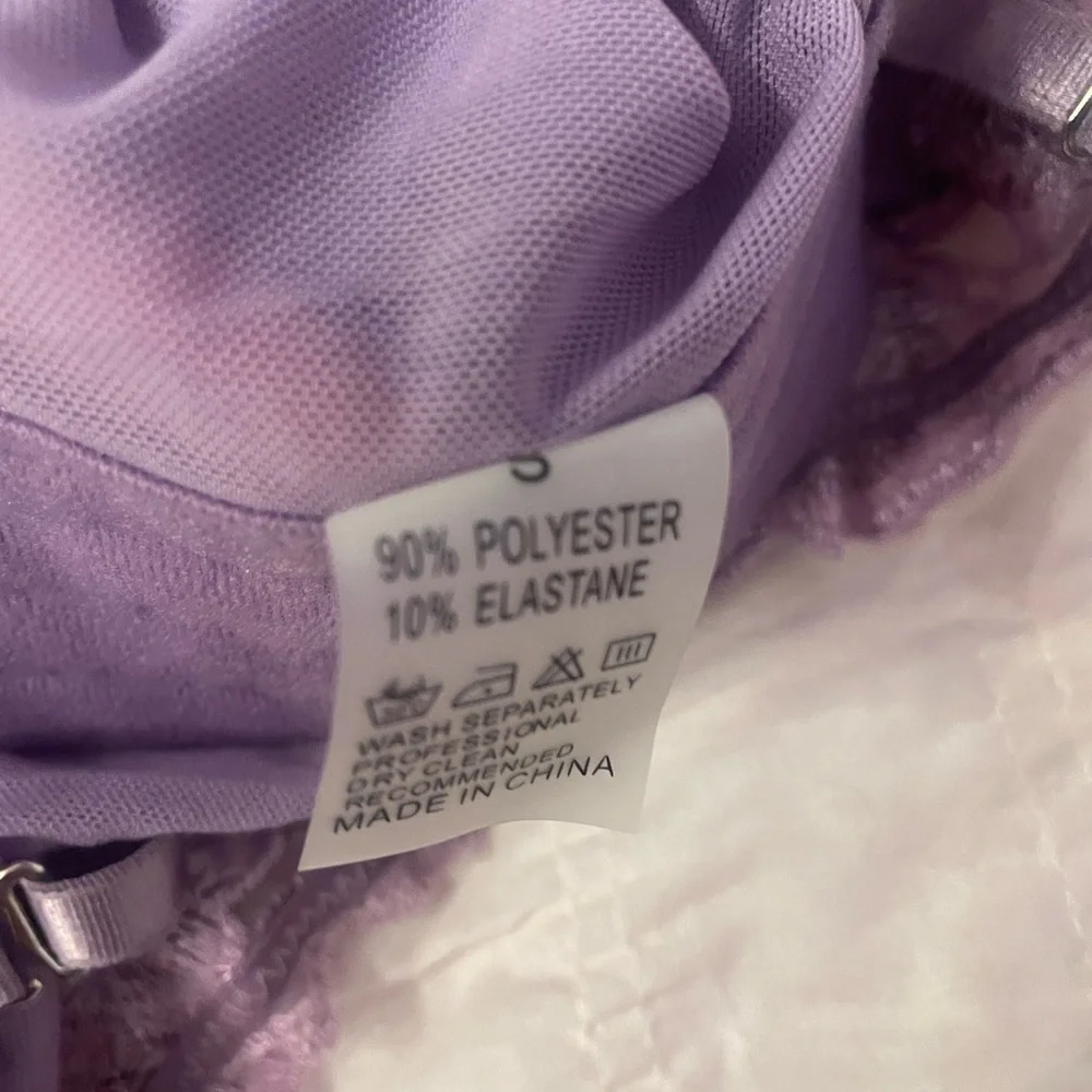 Purple Fairy Core Flower Corset Top - Picture 3 of 3